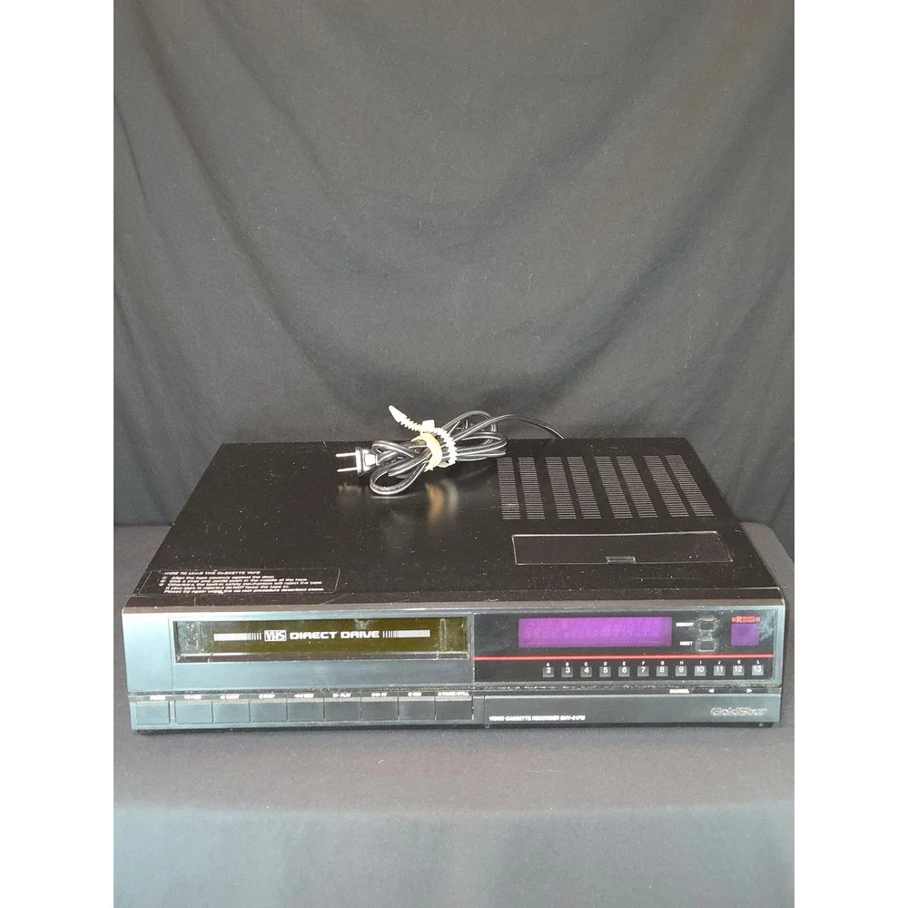 GoldStar GHV 51 FM VHS Video Cassette Recorder VCR Direct Drive April‎ 1986